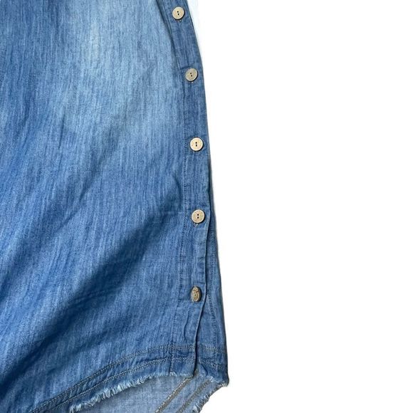 Universal Thread Side Button Denim Dress XS - Picture 4 of 7